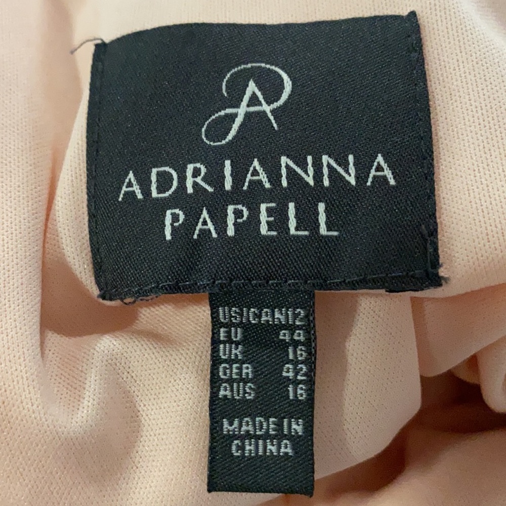Formal Dress by Adrianna Papell Lace Tulle Ruffle Gown (Final Price) NWT - Picture 11 of 16